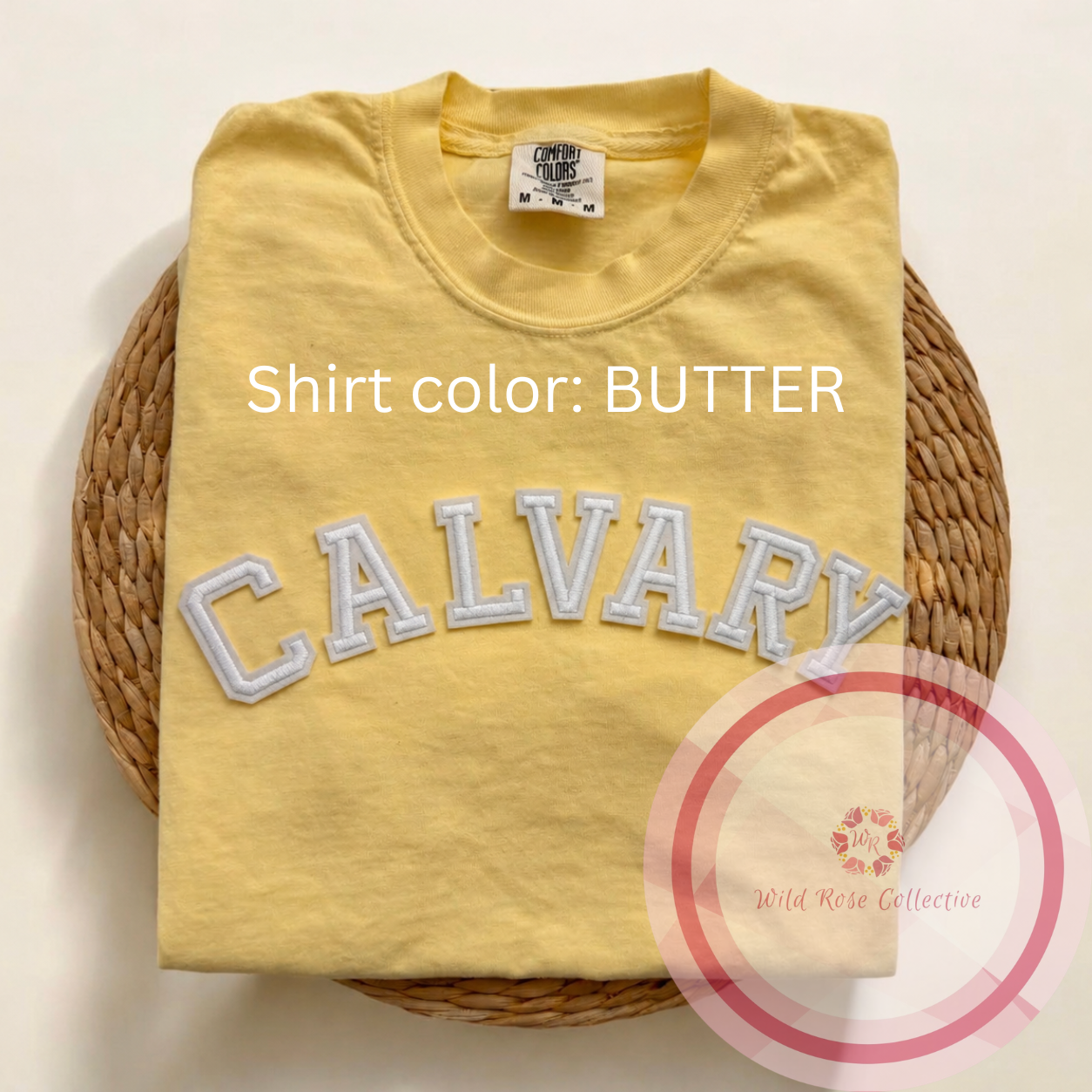 *PREORDER* Calvary Varsity Patch Comfort Colors Tee