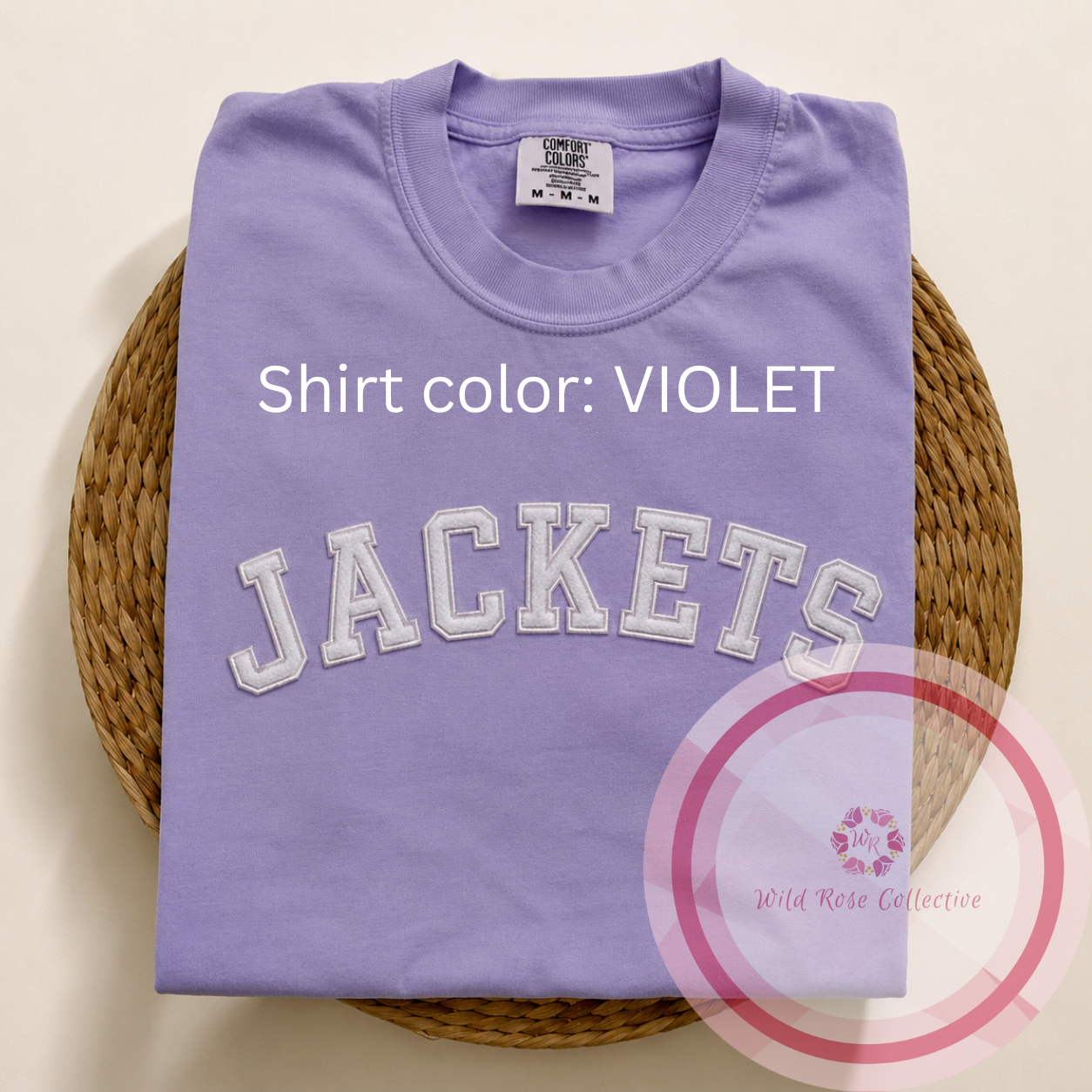 *PREORDER* Jackets Varsity Patch Comfort Colors Tee