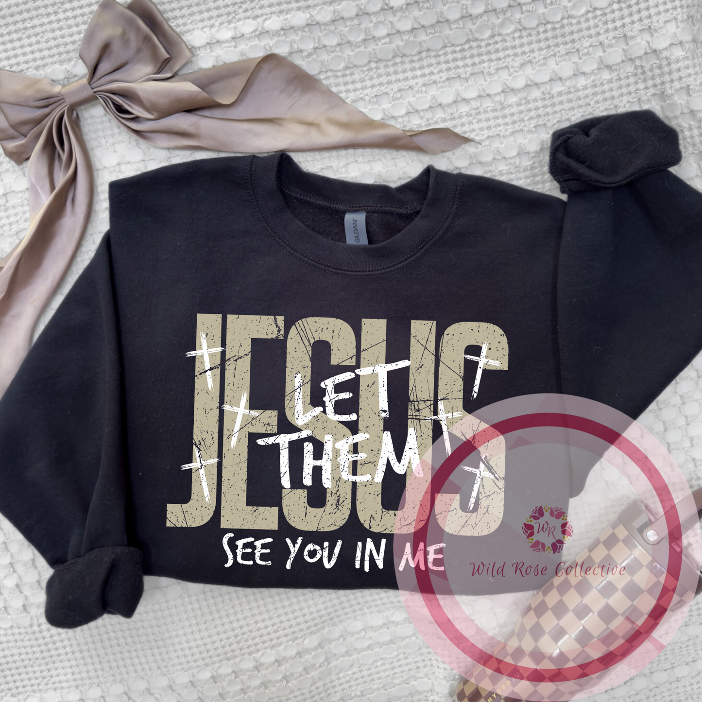 Jesus Let Them See You In Me Sweatshirt - Neutral