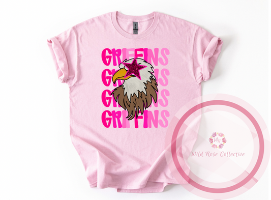 Pink Preppy Griffins Tshirt