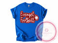 Evangel Football Dotted Glitter Tshirt
