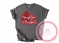 Haughton Volleyball Dotted Glitter Tshirt