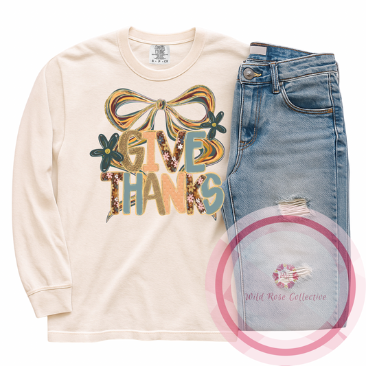 Give Thanks Tshirt