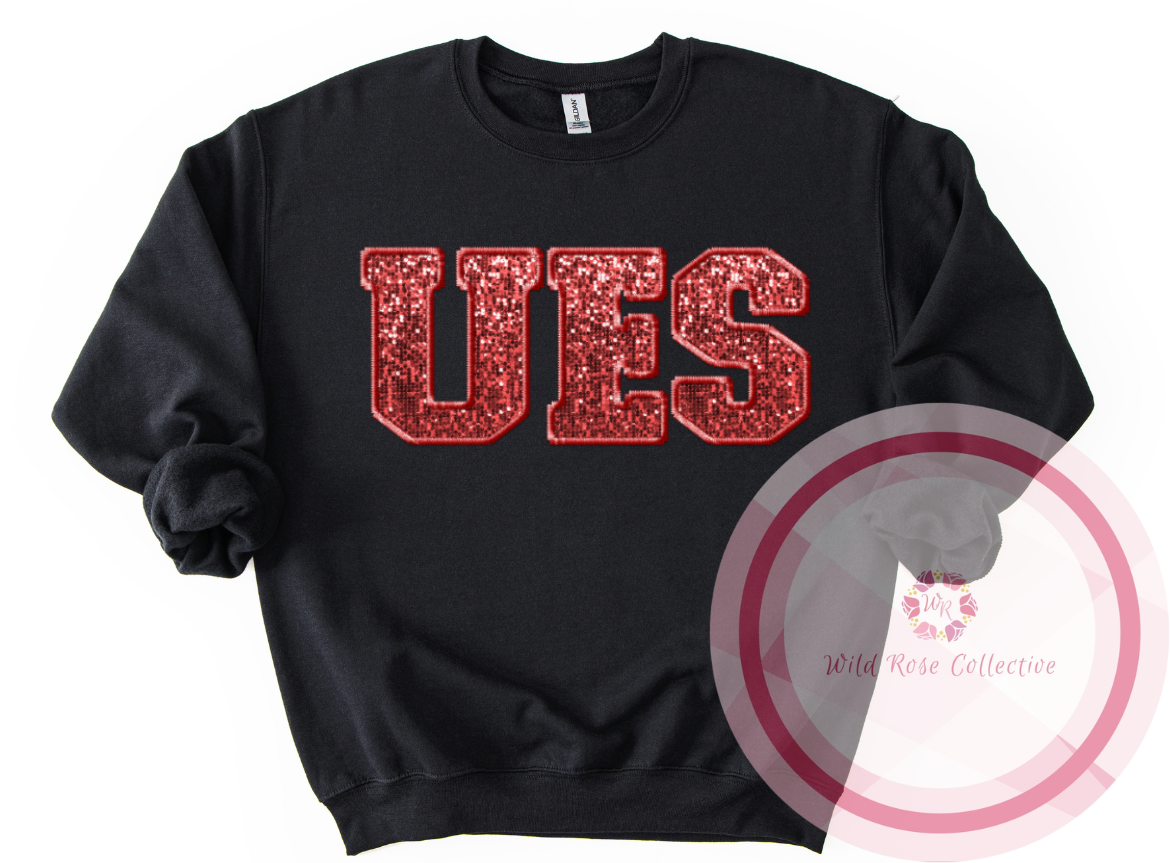 UES Faux Embroidery Sweatshirt
