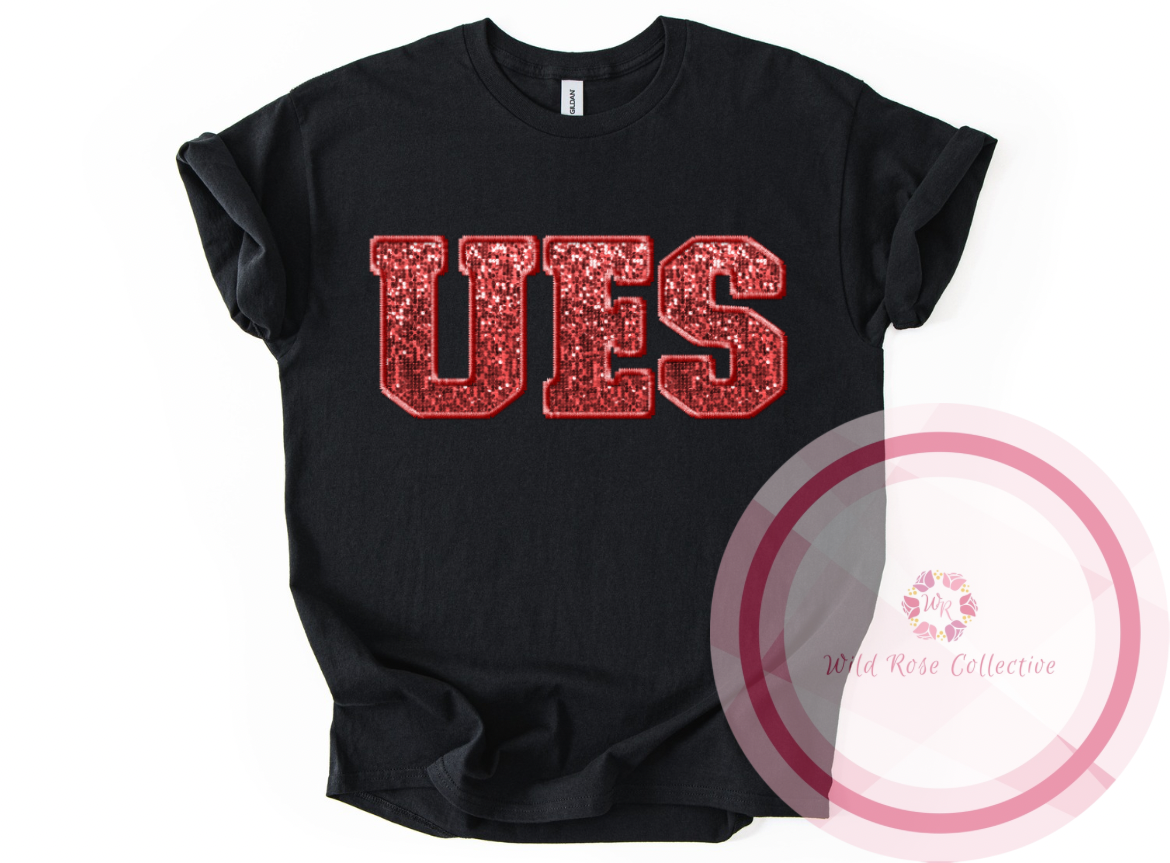 UES Faux Embroidery Tshirt