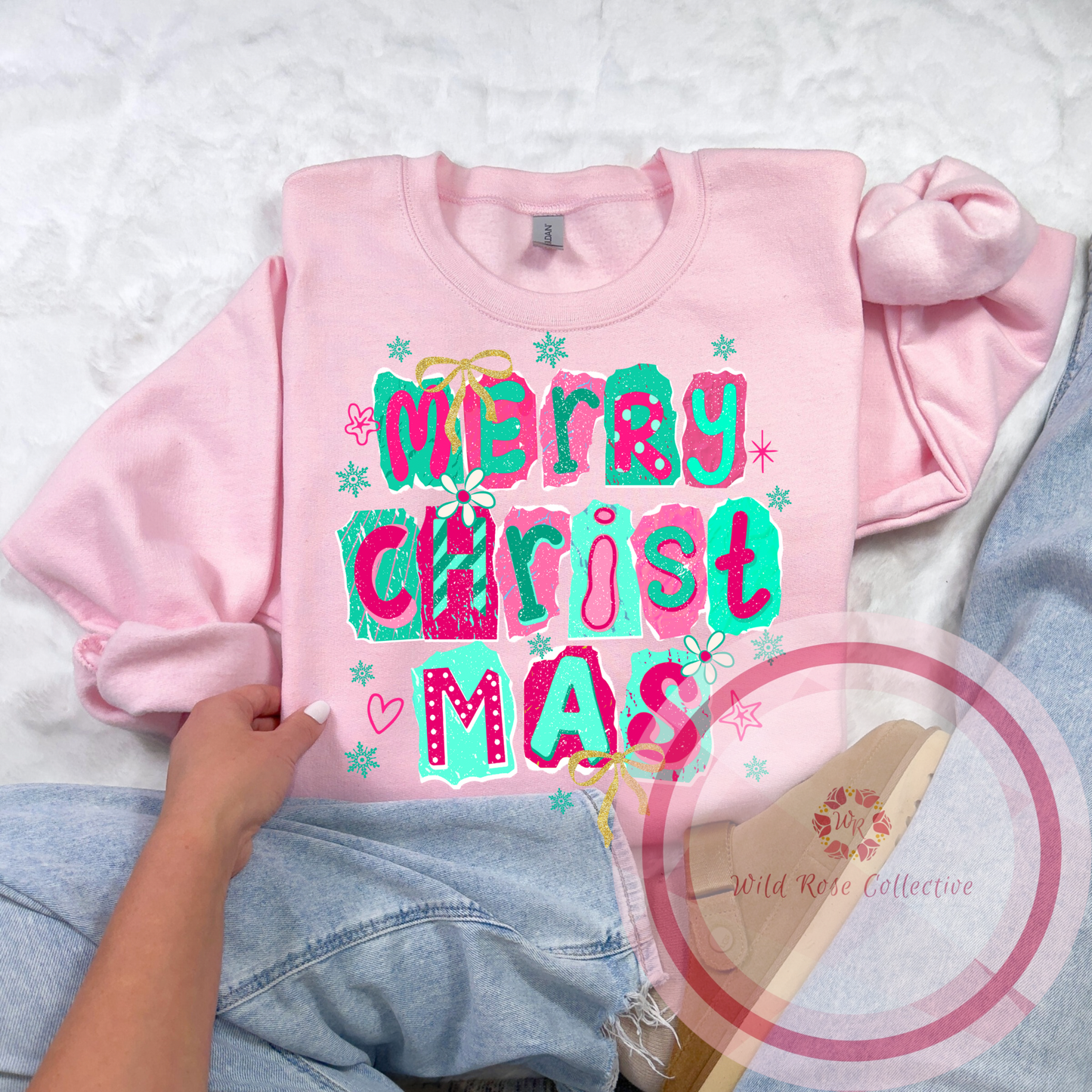 Retro Merry Christmas Sweatshirt