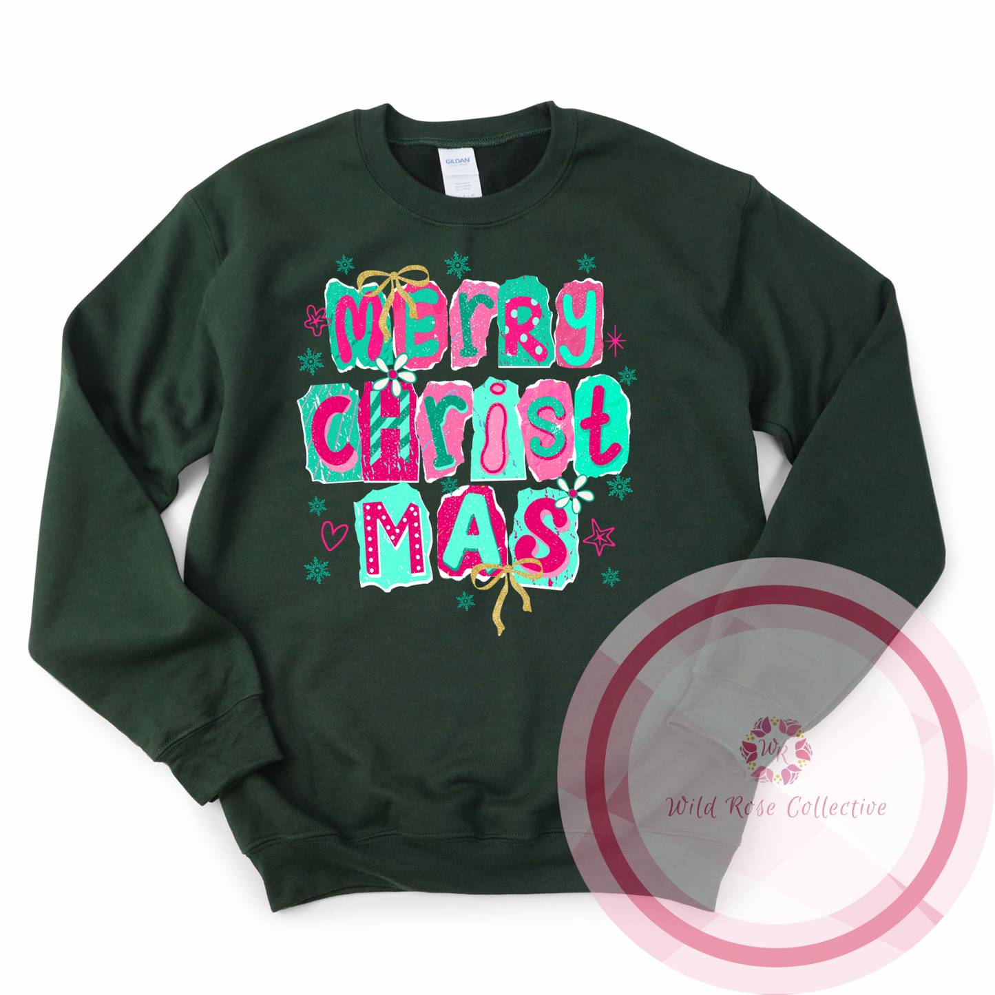 Retro Merry Christmas Sweatshirt