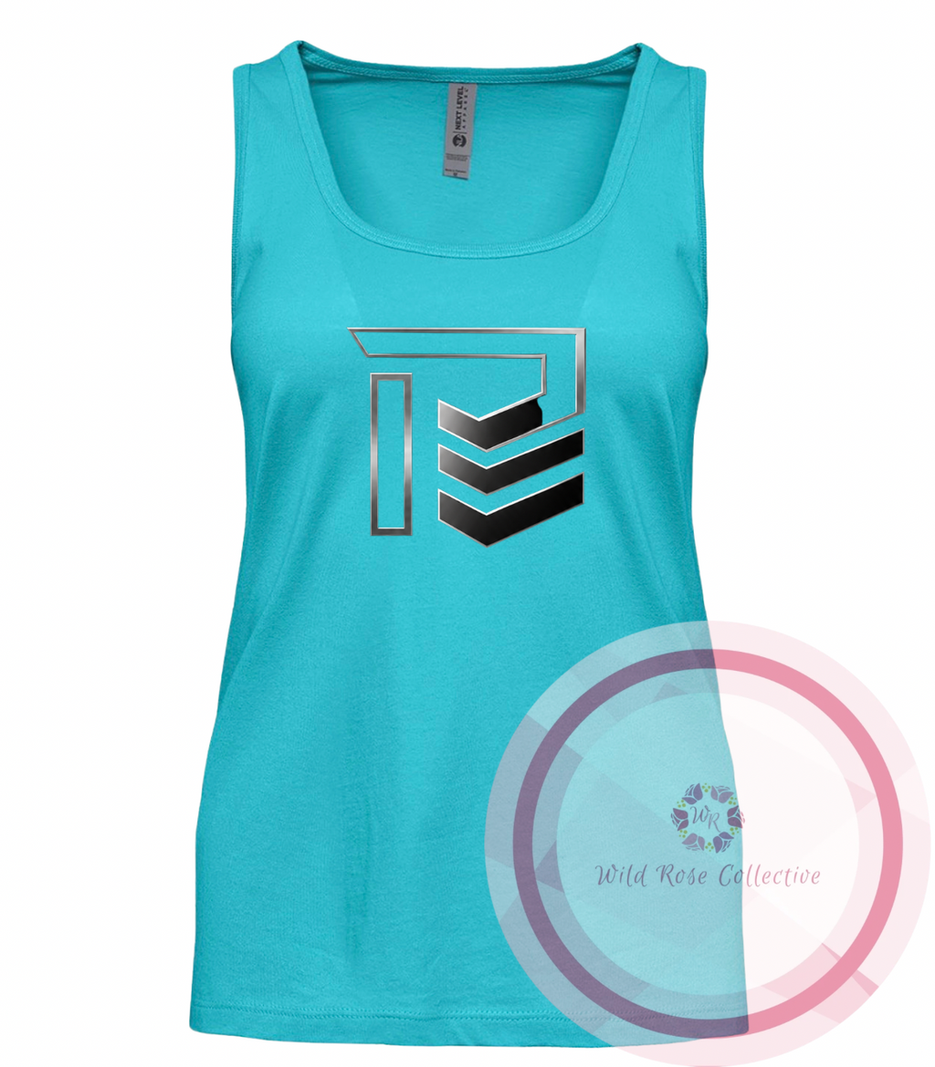 Prospect Elevation Black Logo Tank Top