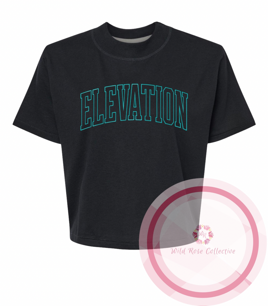 Elevation Varsity Cropped Tee
