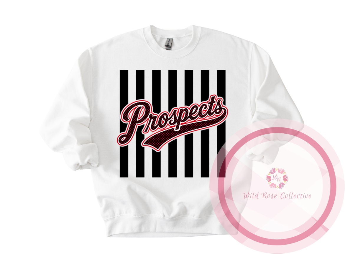 Prospects Stripes & Polka Dot Sweatshirt