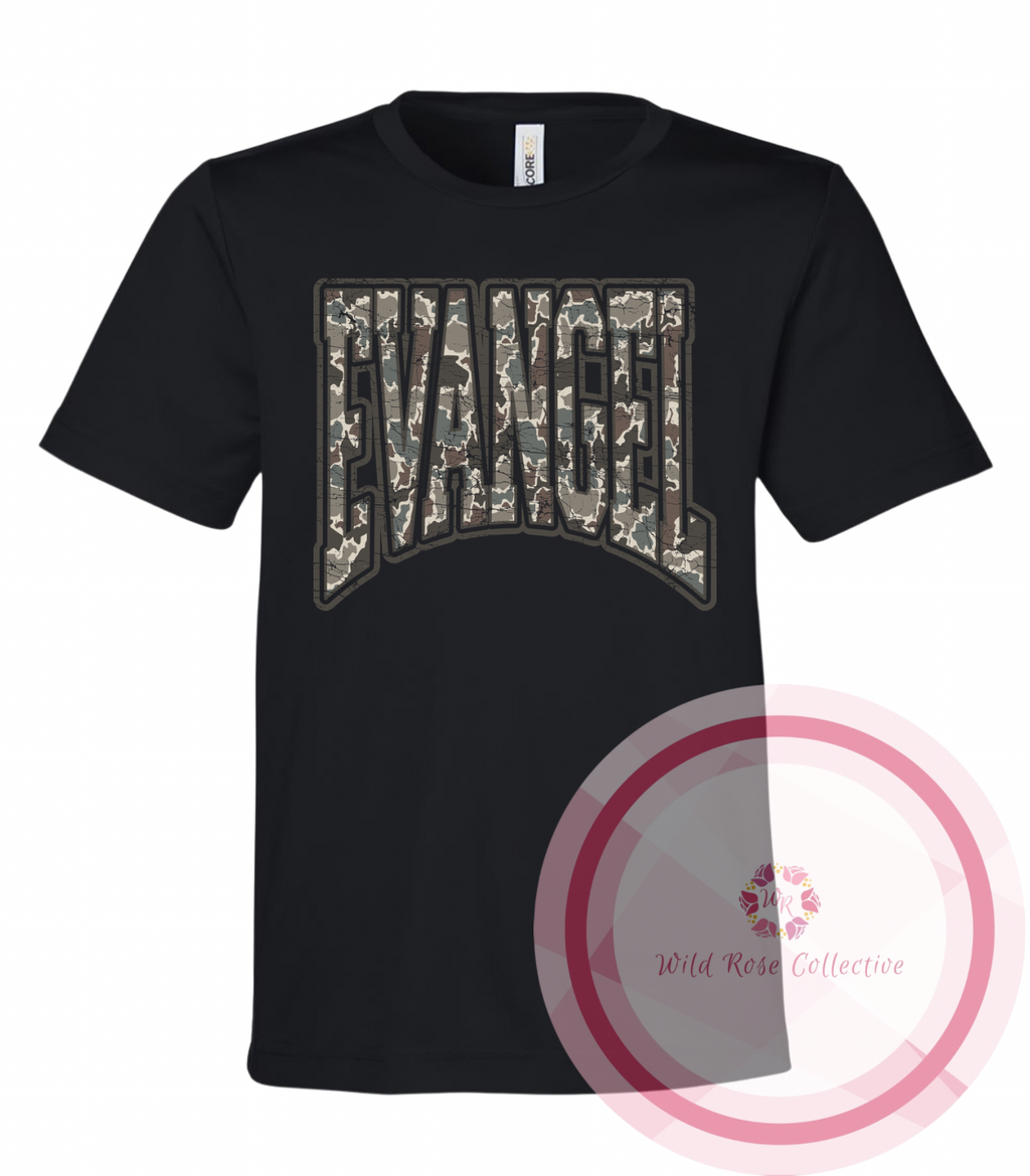 Camo Evangel Performance Tshirt