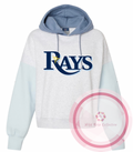 Rays Cropped Hoodie