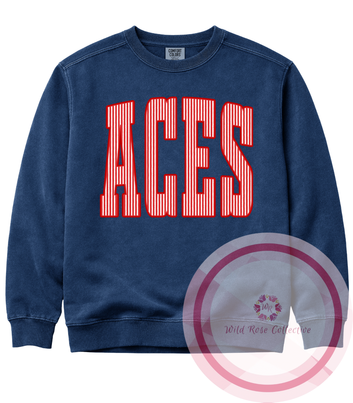 Aces Seersucker Sweatshirt