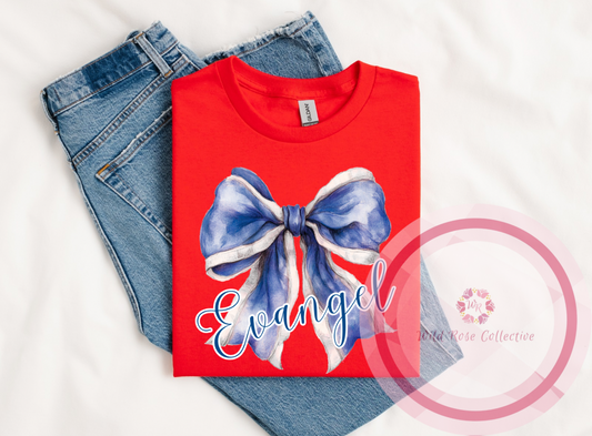 Evangel Watercolor Bow Tshirt
