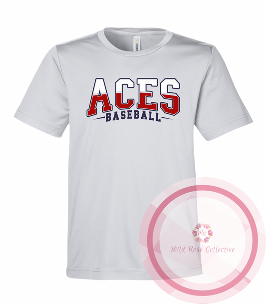Aces Split Color Performance Tshirt