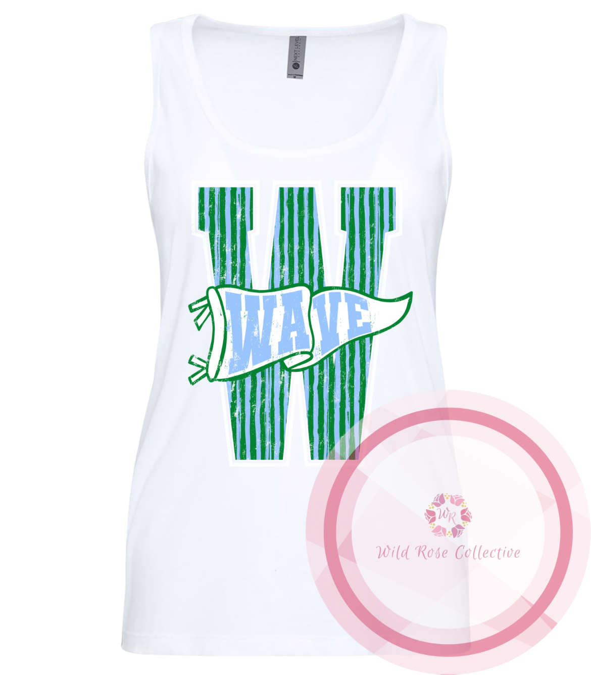Wave Varsity Pinstripe Tank Top