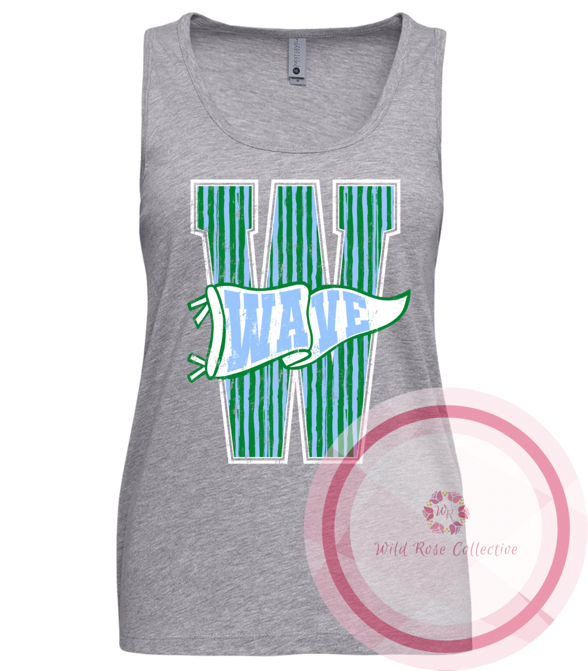 Wave Varsity Pinstripe Tank Top
