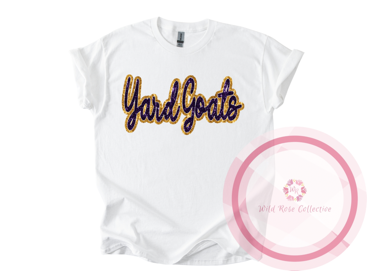 Yard Goats Faux Sequin Tshirt