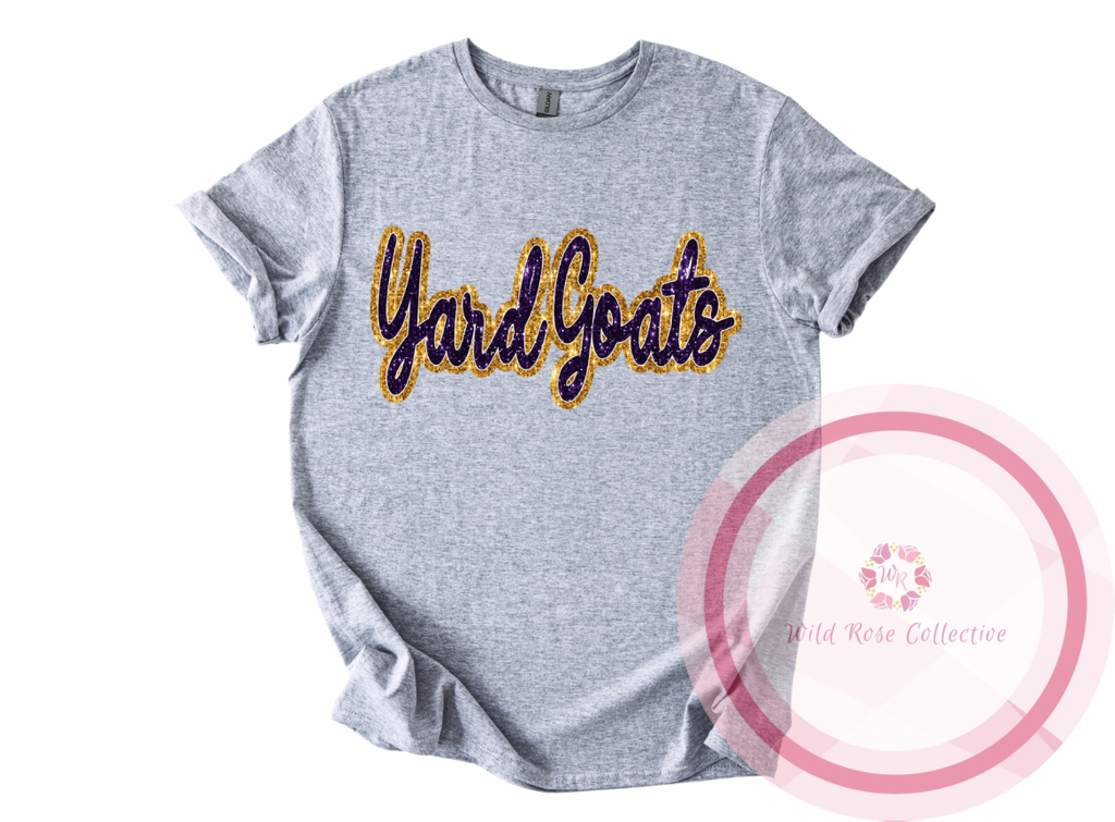 Yard Goats Faux Sequin Tshirt