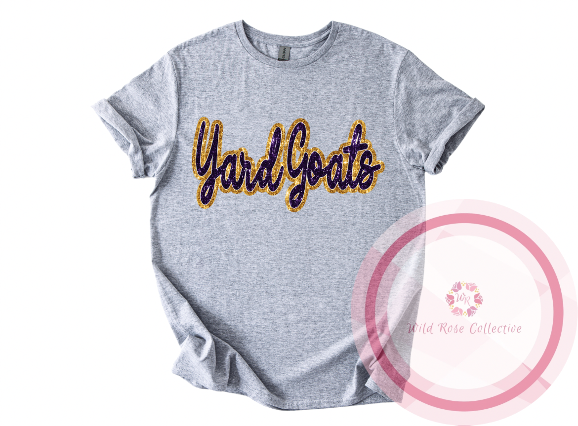 Yard Goats Faux Sequin Tshirt