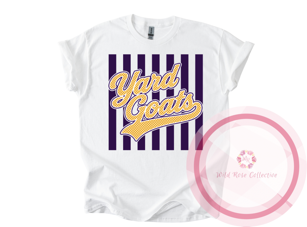 Yard Goats Stripes & Polka Dot Tshirt