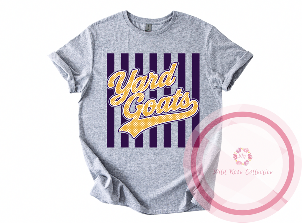 Yard Goats Stripes & Polka Dot Tshirt