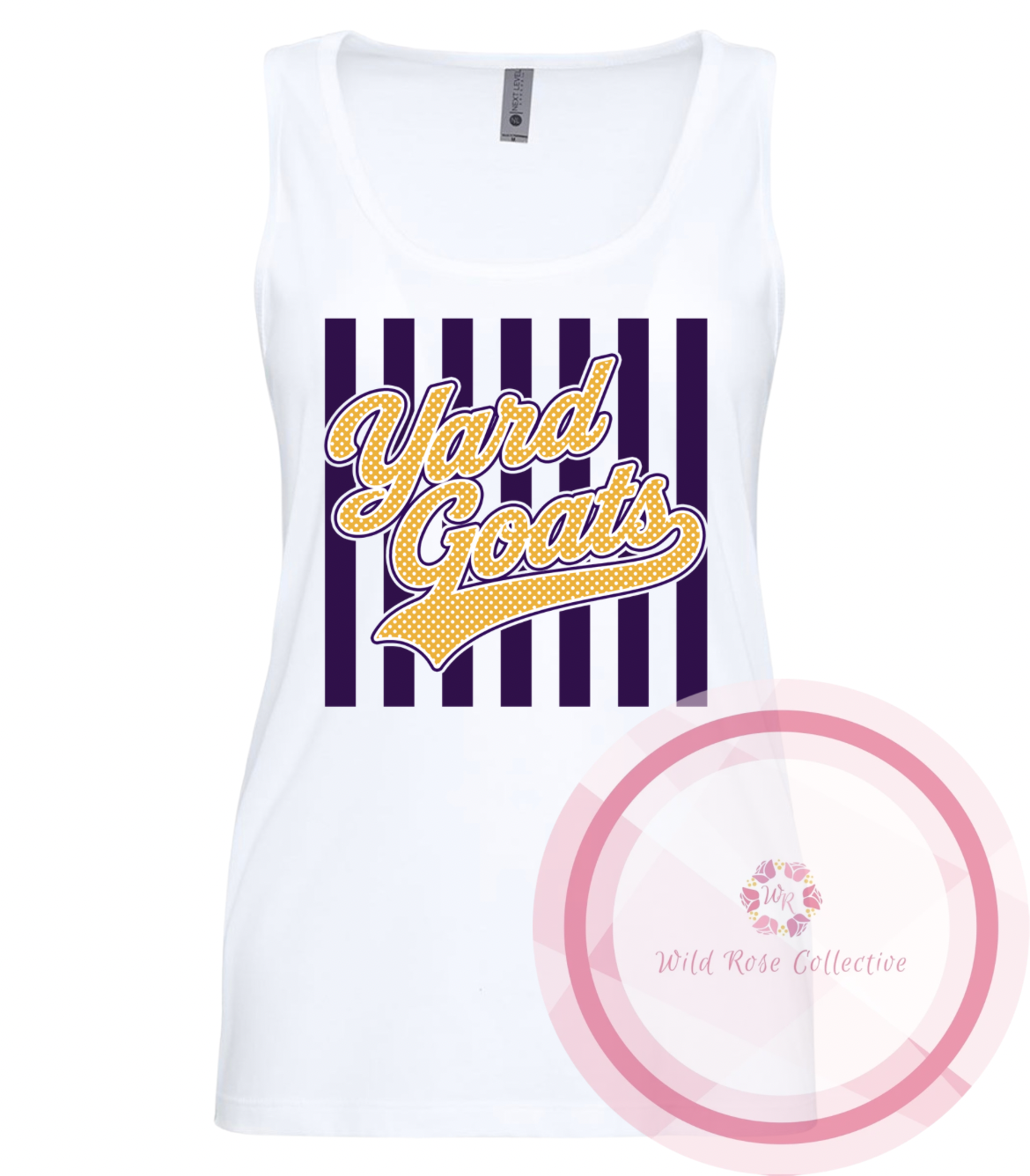 Yard Goats Stripes & Polka Dot Tank Top