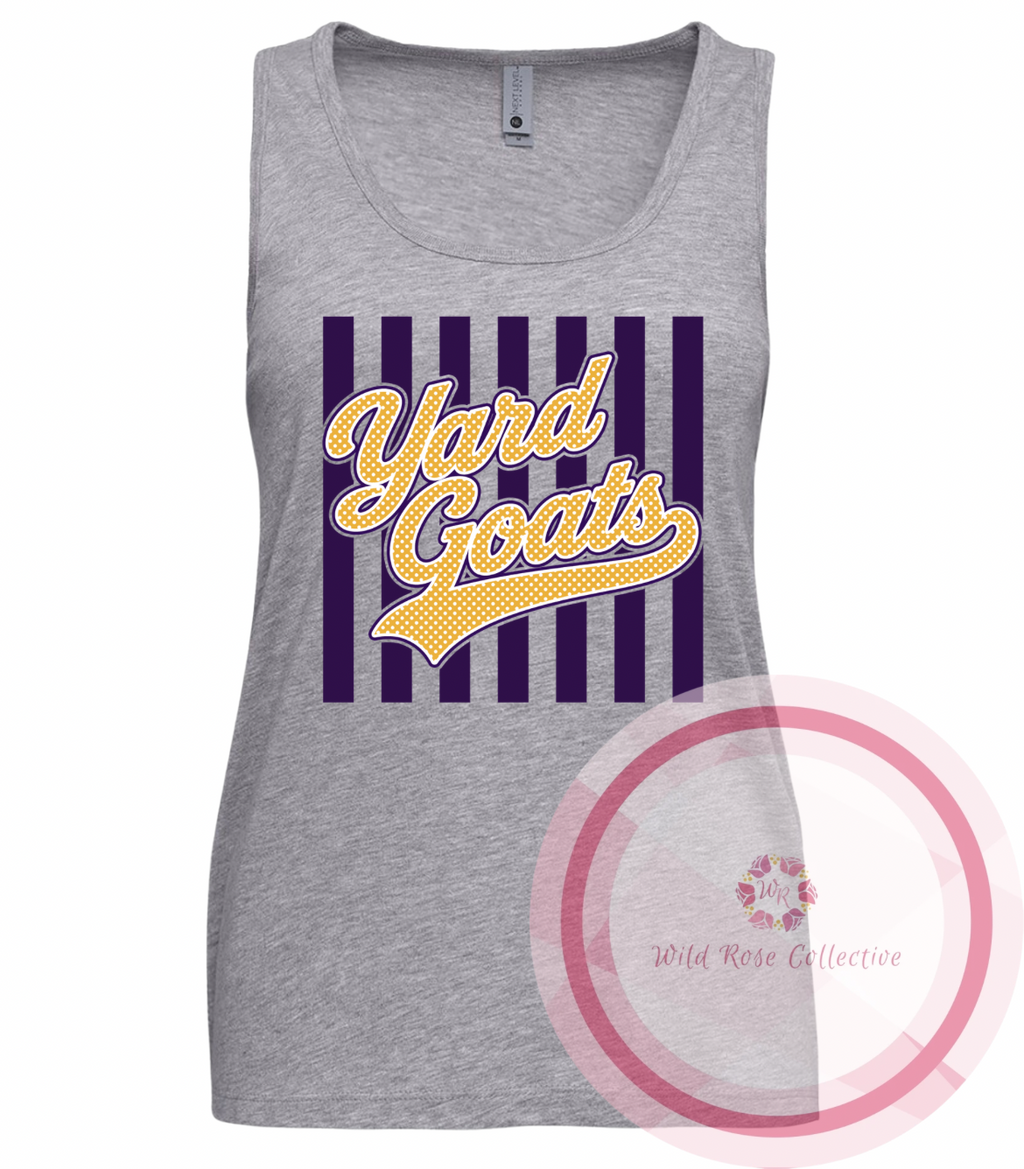 Yard Goats Stripes & Polka Dot Tank Top