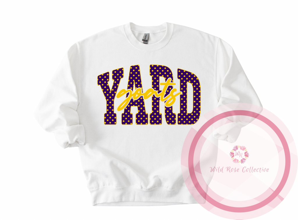 Yard Goats Polka Dot Sweatshirt