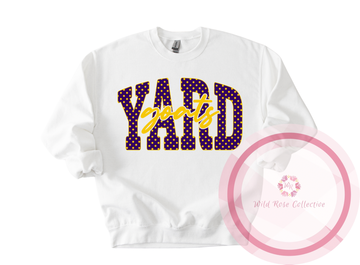 Yard Goats Polka Dot Sweatshirt