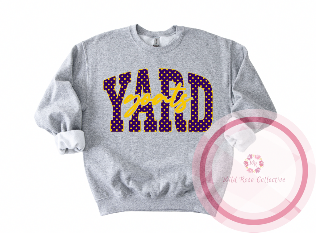 Yard Goats Polka Dot Sweatshirt