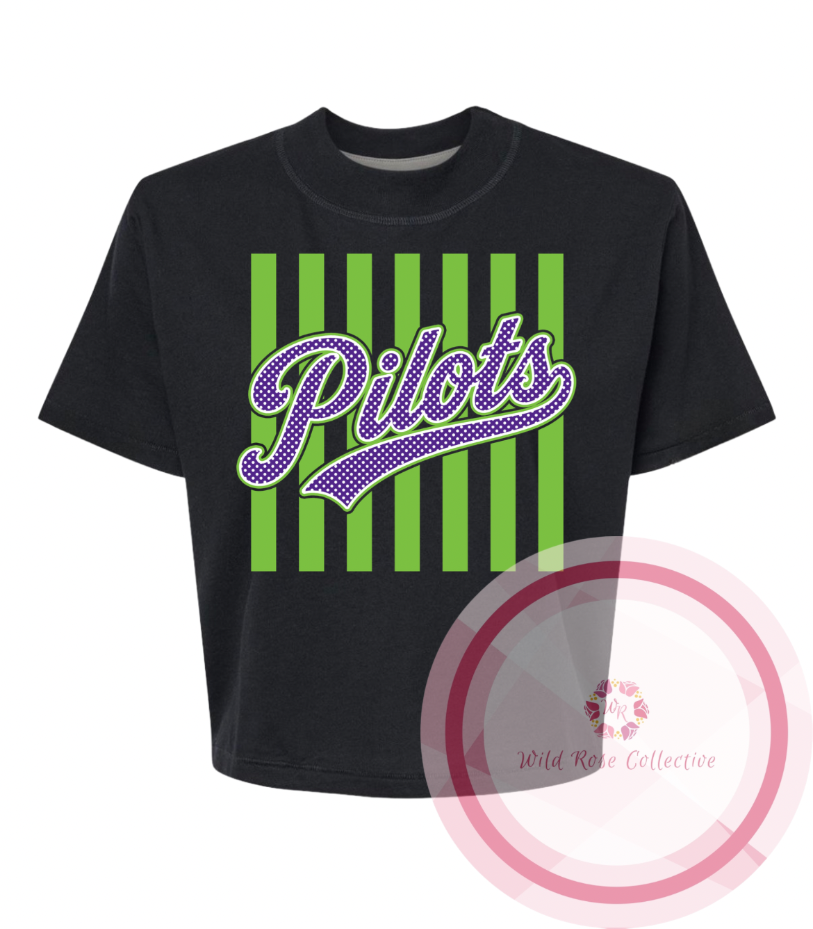 Pilots Stripes & Polka Dot Tshirt