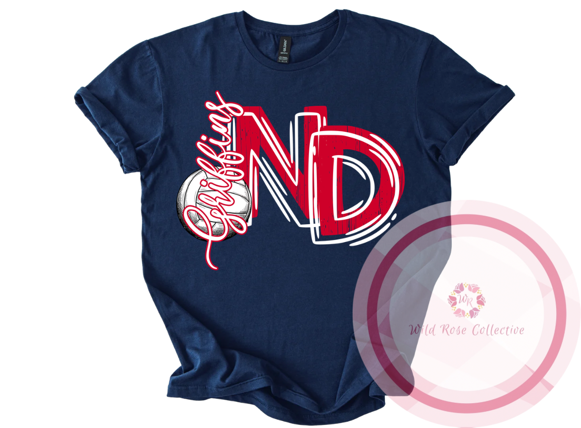 ND Griffins Volleyball Tshirt