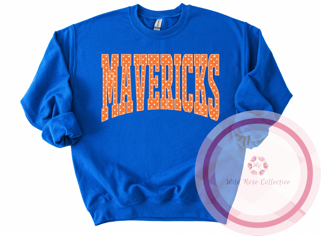 SA Mavericks Polka Dot Sweatshirt