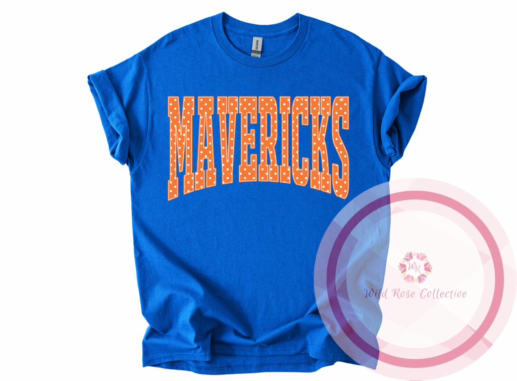 SA Mavericks Polka Dot Tshirt