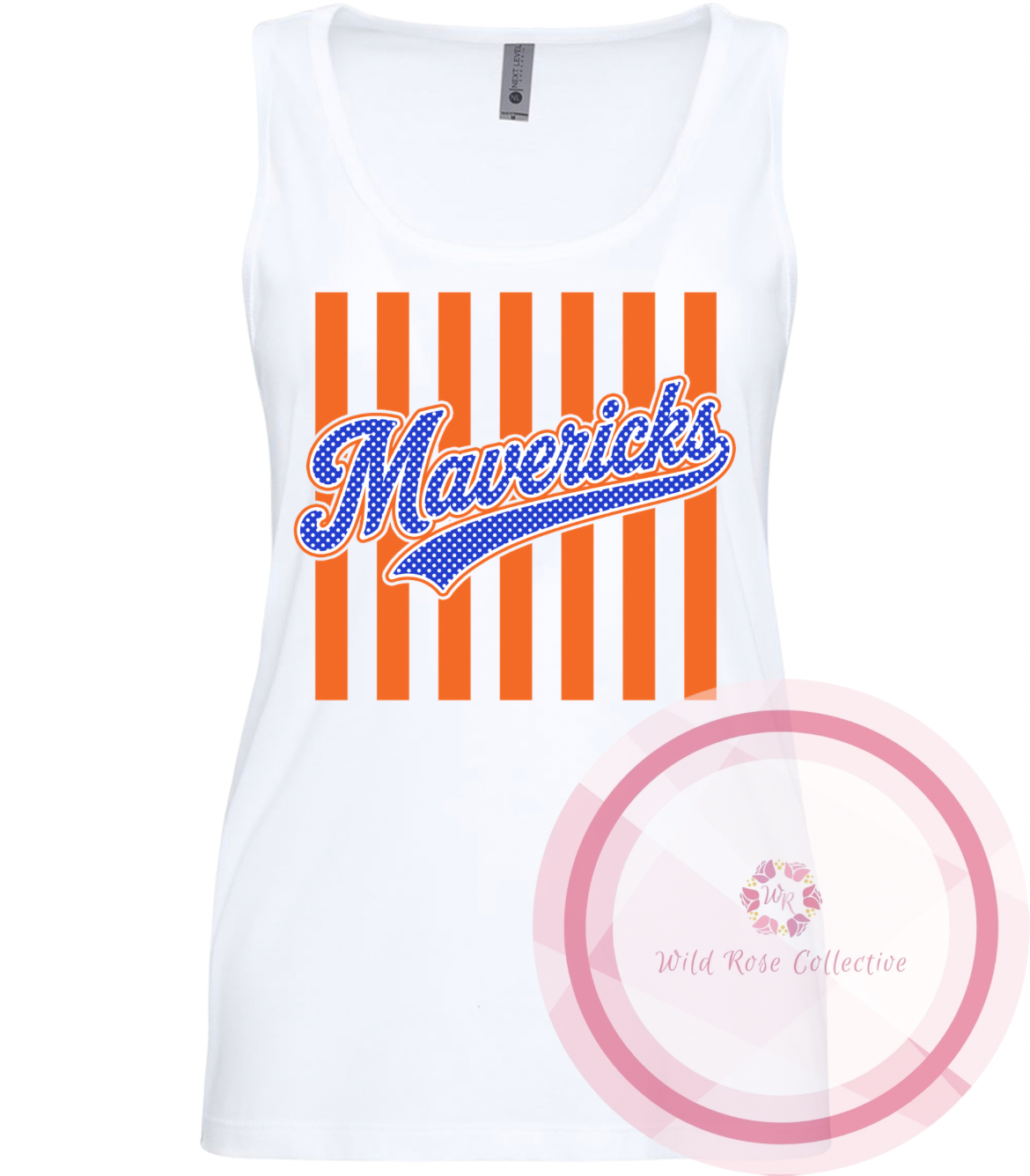 SA Mavericks Stripes & Polka Dot Tank Top