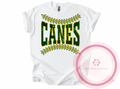 Canes Baseball Laces Tshirt