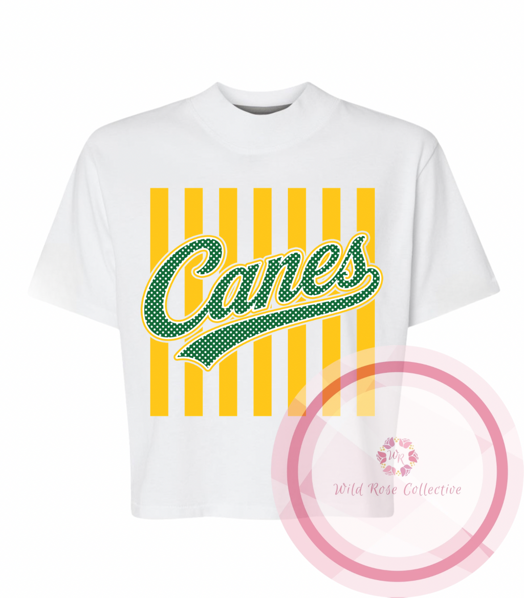 Canes Stripes & Polka Dot Tshirt