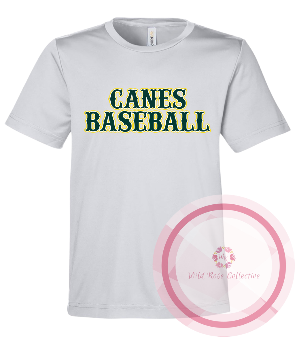 Canes Baseball Tshirt