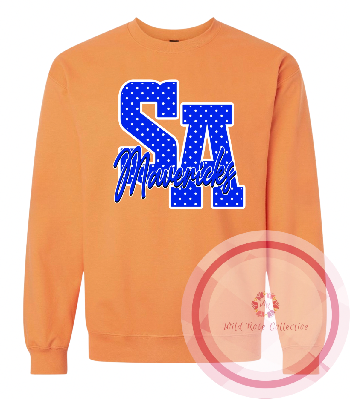 SA Mavericks Varsity Polka Dot Sweatshirt