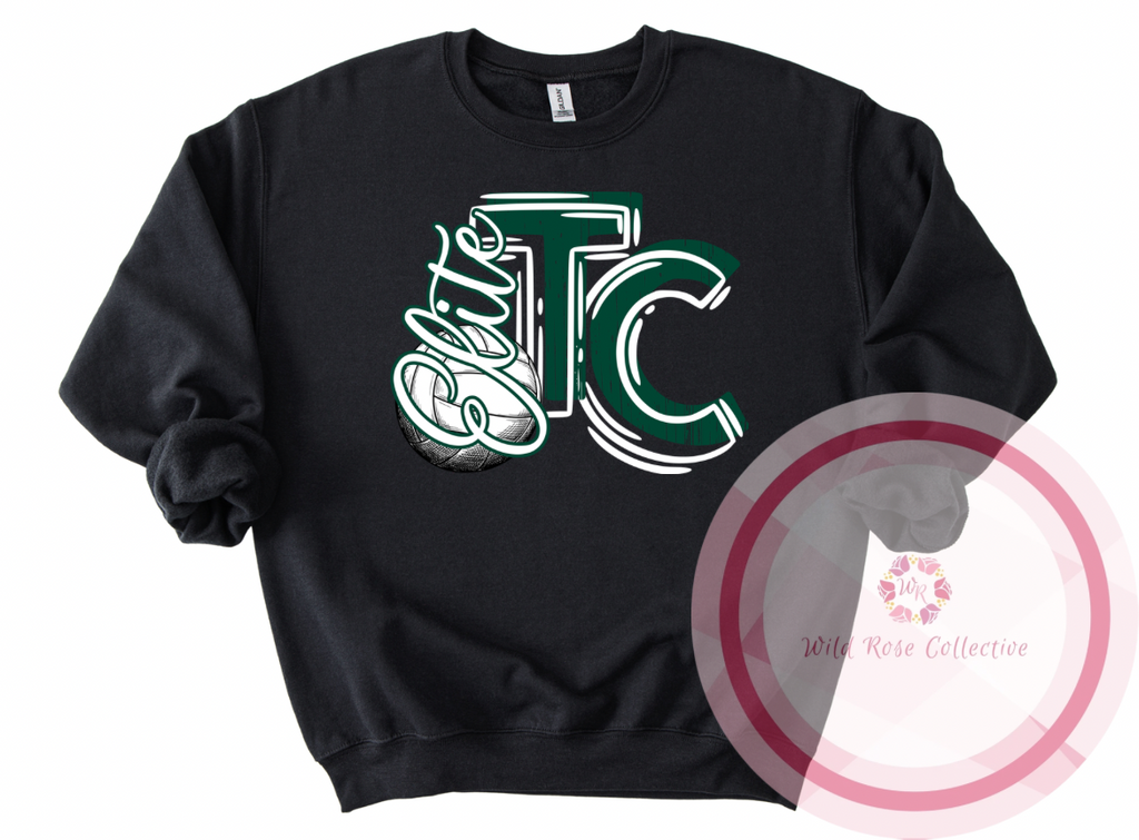 TC Elite Retro Volleyball Sweatshirt