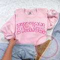 Evangel Pink Metallic Sweatshirt
