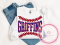 Griffins baseball lace sweatshirt
