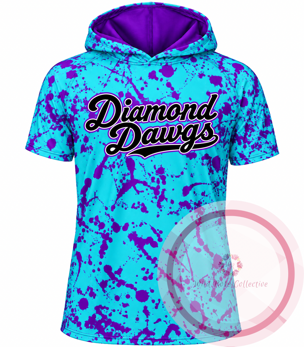 *PREORDER* Diamond Dawgs Performance Hooded Tee