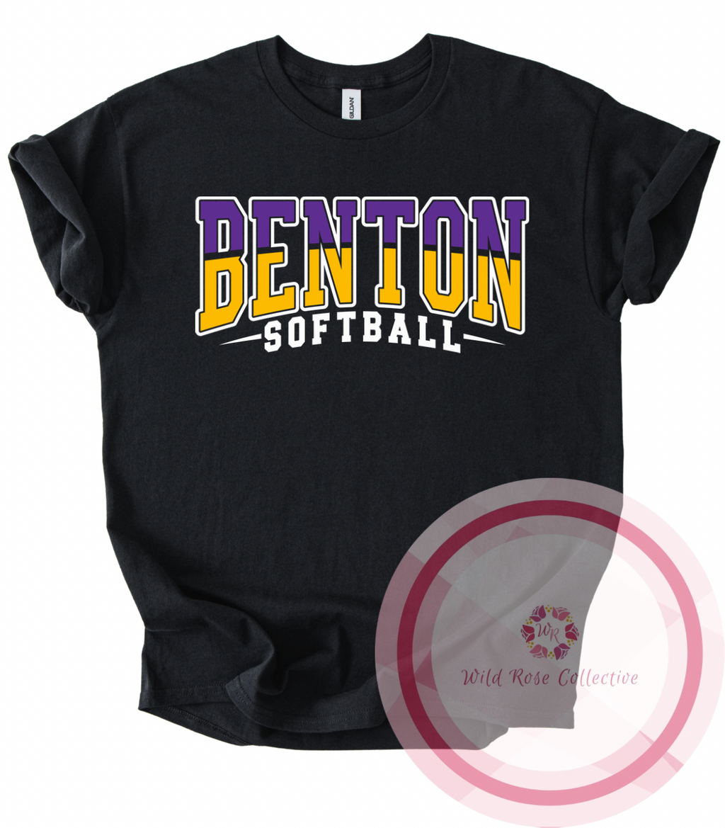 Benton Softball Cotton Tshirt