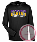 Benton Softball Performance Hooded Long Sleeve Tshirt