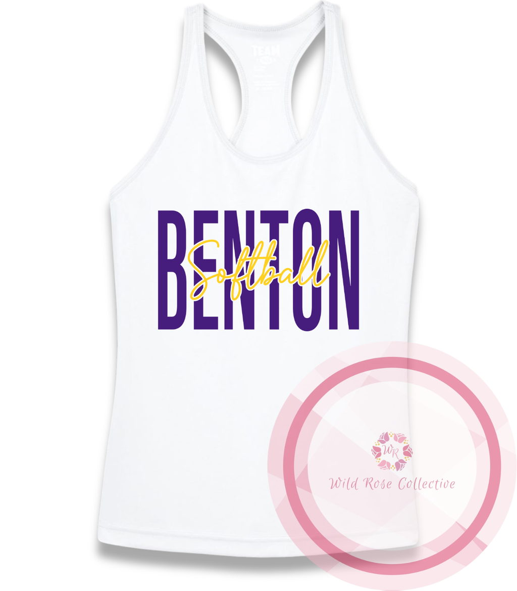Benton Softball Performance Tank Top