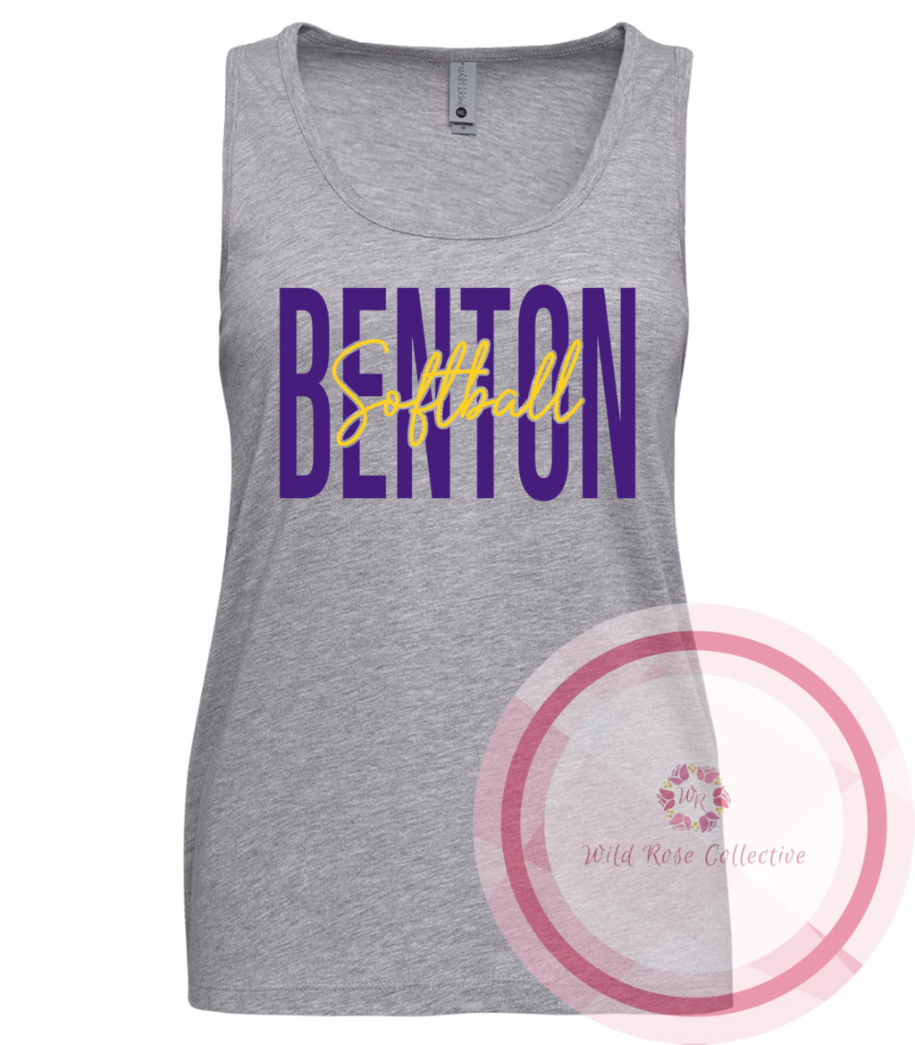 Benton Softball Cotton Tank Top
