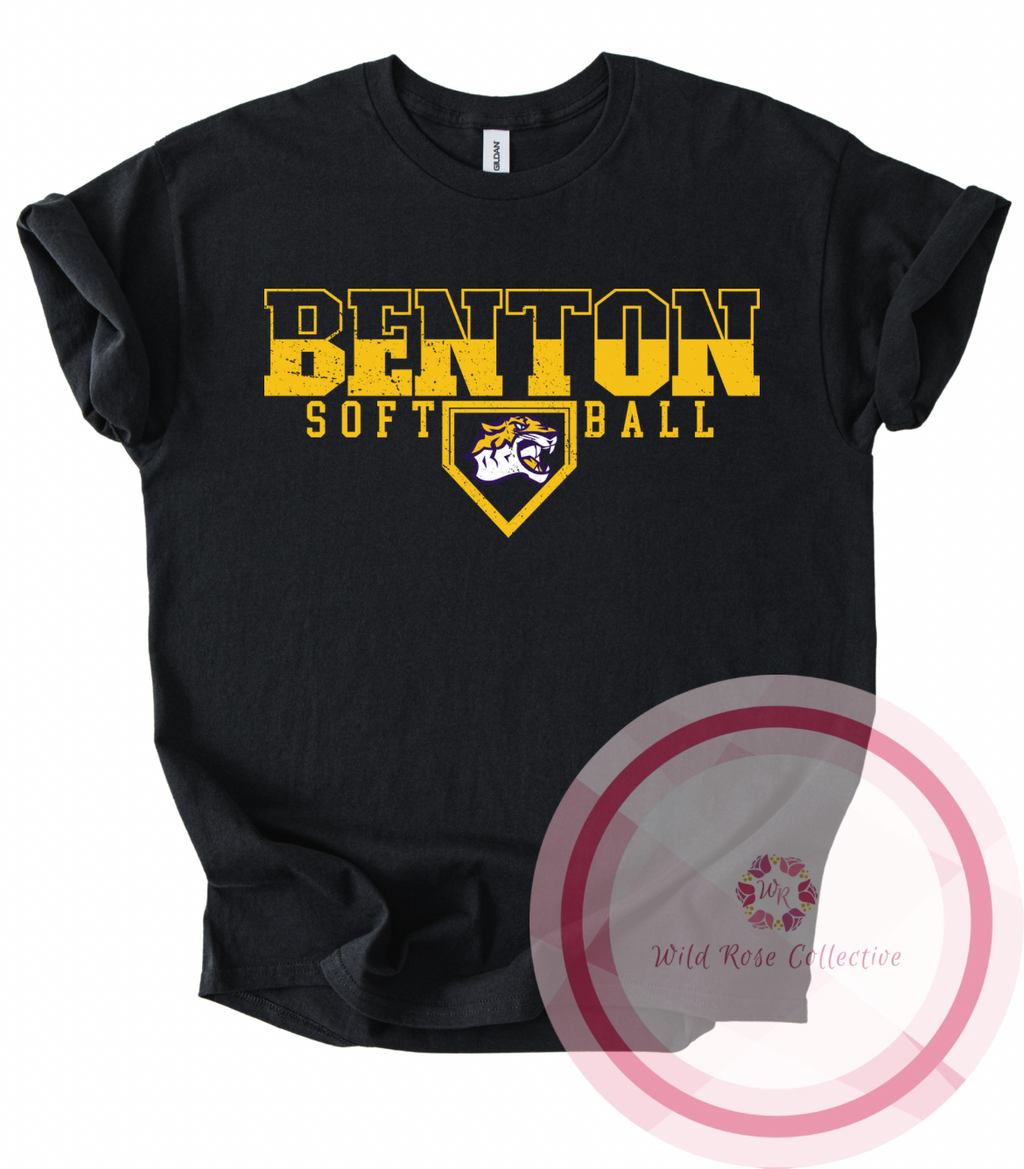 Benton Softball Cotton Tshirt