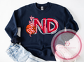 ND Griffins Basketball Sweatshirt
